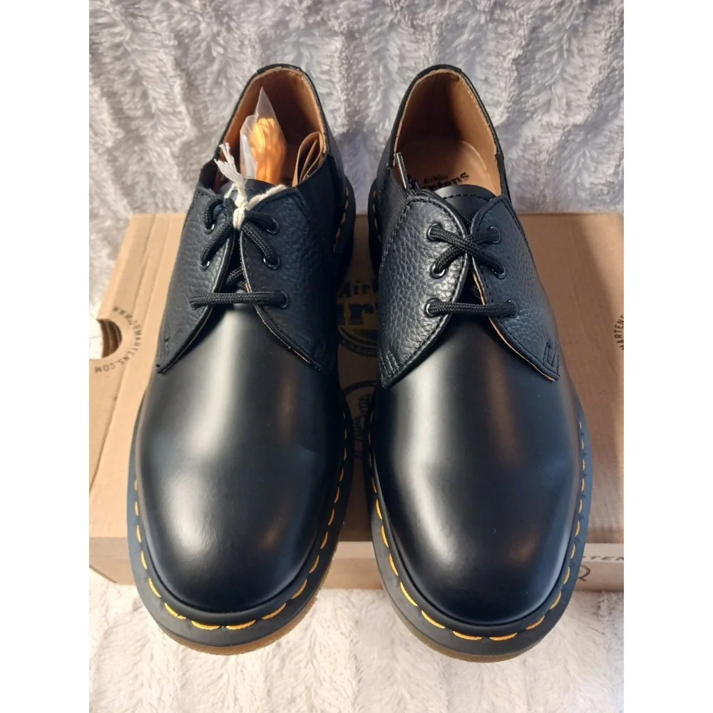 Dr Martens x End Smith G UA Men's 9 Women's 10 Smooth Black Leather Oxford Shoes